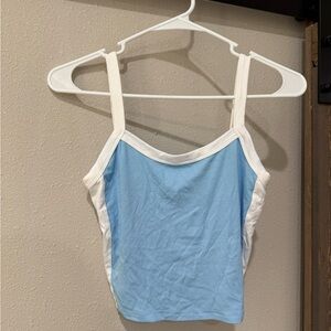 SHEIN Blue and White Camisole Top